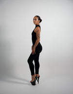 Load image into Gallery viewer, Medusa Black One-Piece Jumpsuit
