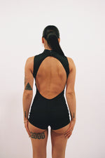 Load image into Gallery viewer, Medusa Black One-Piece Playsuit
