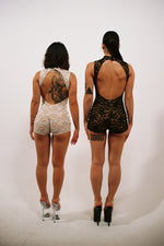 Load image into Gallery viewer, Medusa White Lace One-Piece Playsuit
