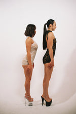 Load image into Gallery viewer, Medusa White Lace One-Piece Playsuit
