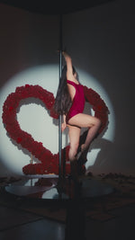 Load and play video in Gallery viewer, Medusa Red One-Piece Playsuit
